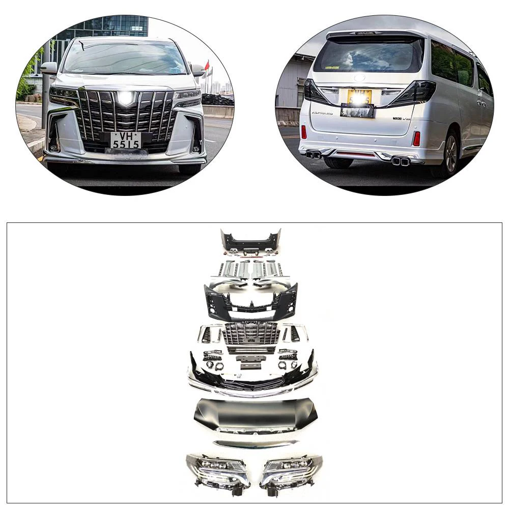 

Высокое качество для To yo ta Alphard Vellfire Anh20 2008 2009 2010 2011 2012 2013 2014 Обновление 2018 2020 2022 Anh30 35 bodykit