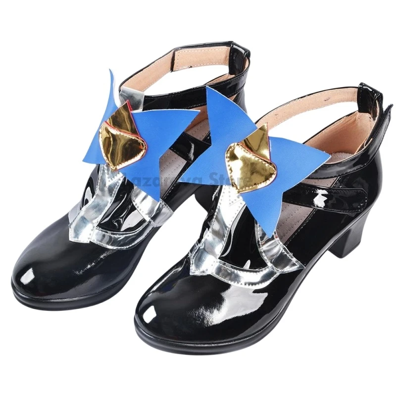 Fischl anime jogo genshin impacto cosplay traje roupas uniforme peruca sapatos prinzessin der verniürkung ein immernachtstraum