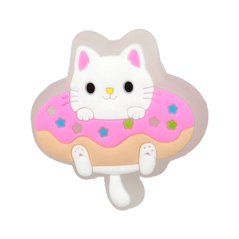 1 stücke LED Nette Tiere Schuhe Charms Lustige Ente Schwein Panda Katze Leuchtende Schuh Dekorationen Rosa Salamander Tintenfisch Clog Zubehör – Detail 23