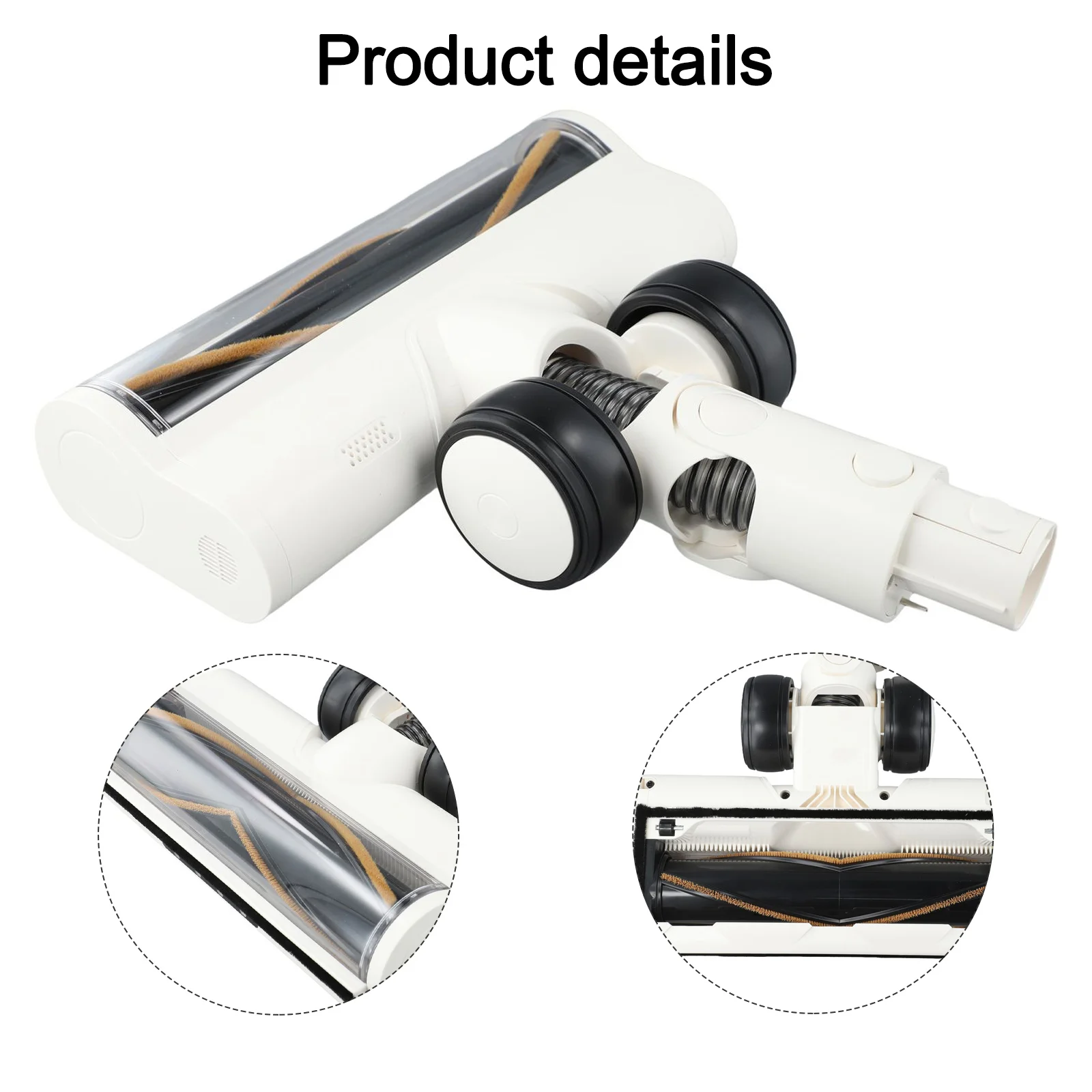 Brush Head For Cleaning Machines Vacuum Cleaner Brush Cleaning Accessory Electric Brush Head Long-lasting Use Premium Material
