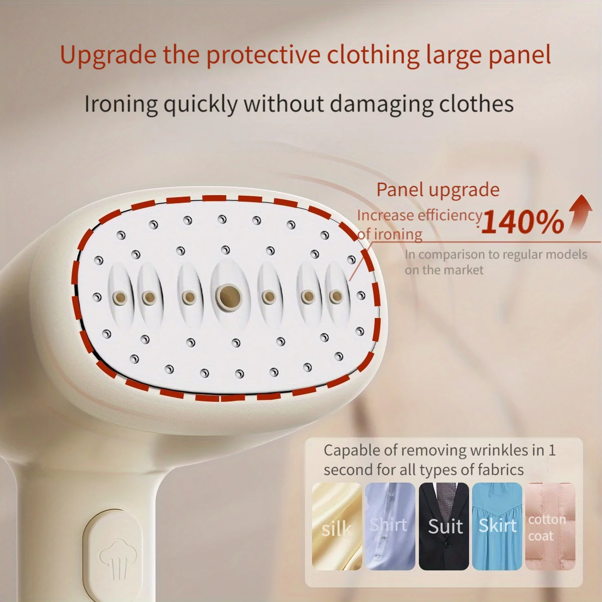 Handheld Garment Steamer 1200W Electric Household Fabric Steam Iron 260ml Portable Vertical Fast-Heat For Clothes Ironing