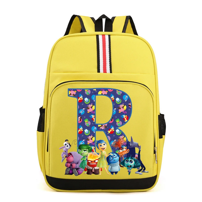 New Inside Out 2 Backpack Child Cute Cartoon Letter Printed School Bags Large Capacity Children\'s Backpack Kids School Supplies