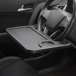 Car Table Holder Steering Wheel Car Laptop Computer Desk Mount Stand Table Eat Work Cart Drink Food Coffee Goods Holder Tray