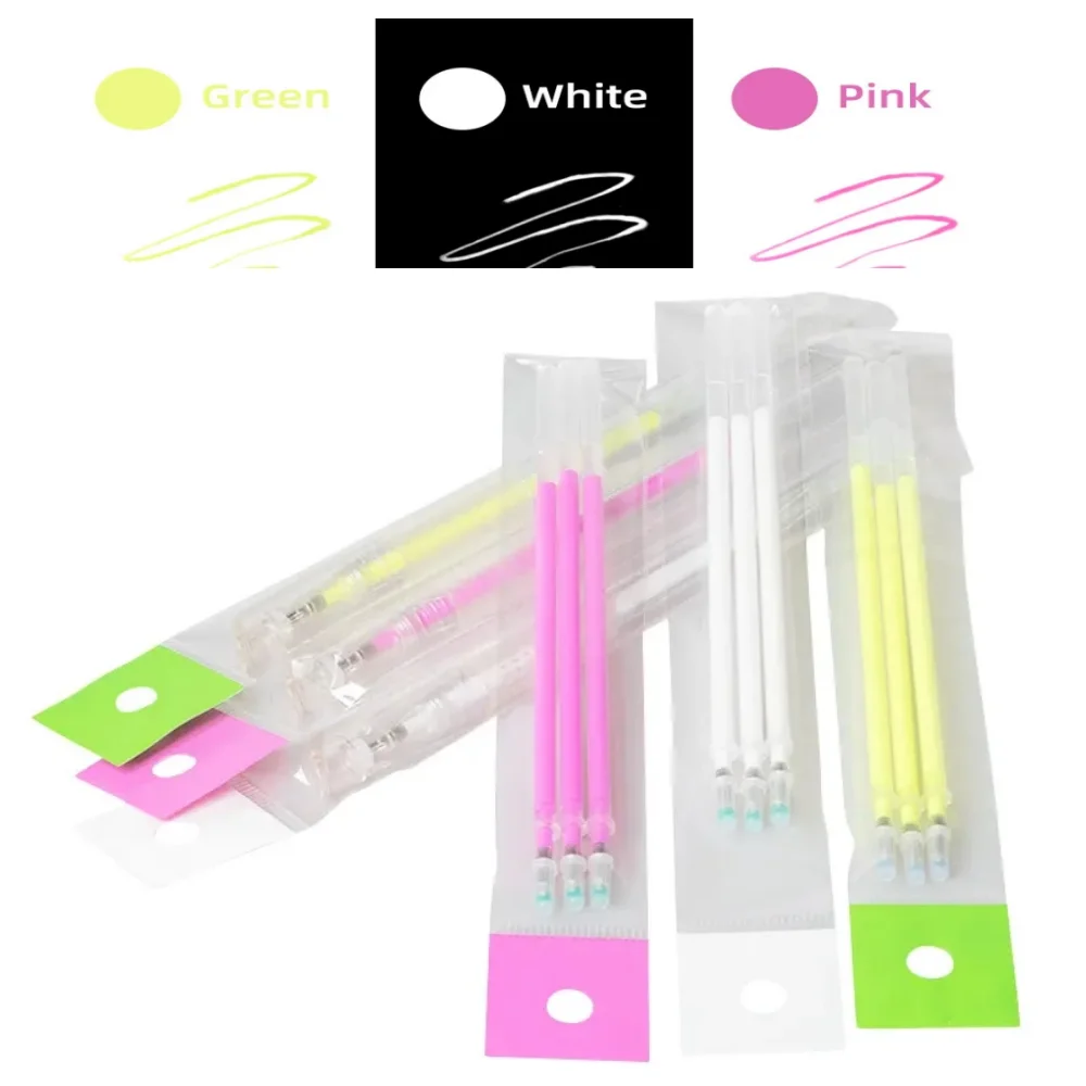 10pcs Waterproof Microblading Tattoo Eyebrow Lip Positioning Fluorescence Marker Pen Surgical Skin Mark PMU Tools