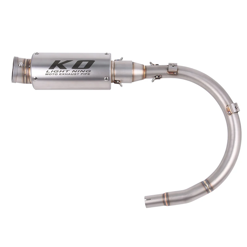 

Выхлопная система Slip-On для мотоцикла Honda Monkey 125 2018-2025: соединительная труба из нержавеющей стали, глушитель, замена оригинальной комплектации