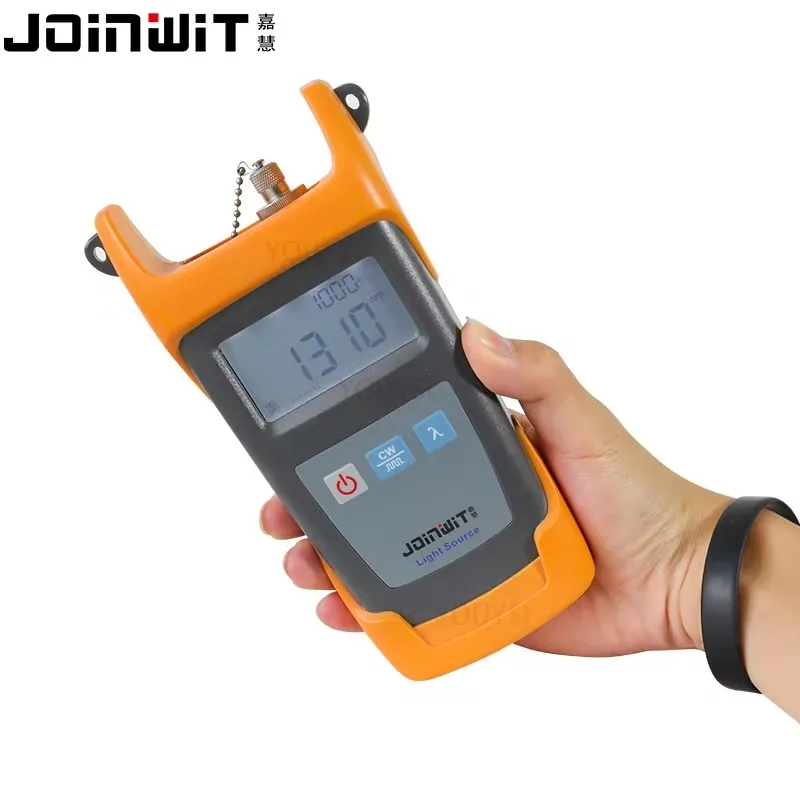 Joinwit JW3111 1310/1550nm SM Handheld Fiber Optical Light Source Singlemode CATV Stable Fibre Optique FTTH Tool