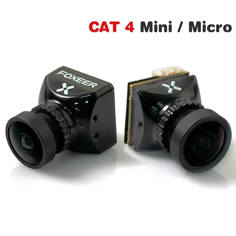 

FOXEER CAT 4 FPV Camera Micro/Mini Camera 1/3 CMOS 4:3/16:9 with WDR 1200TVL RC FPV Drone