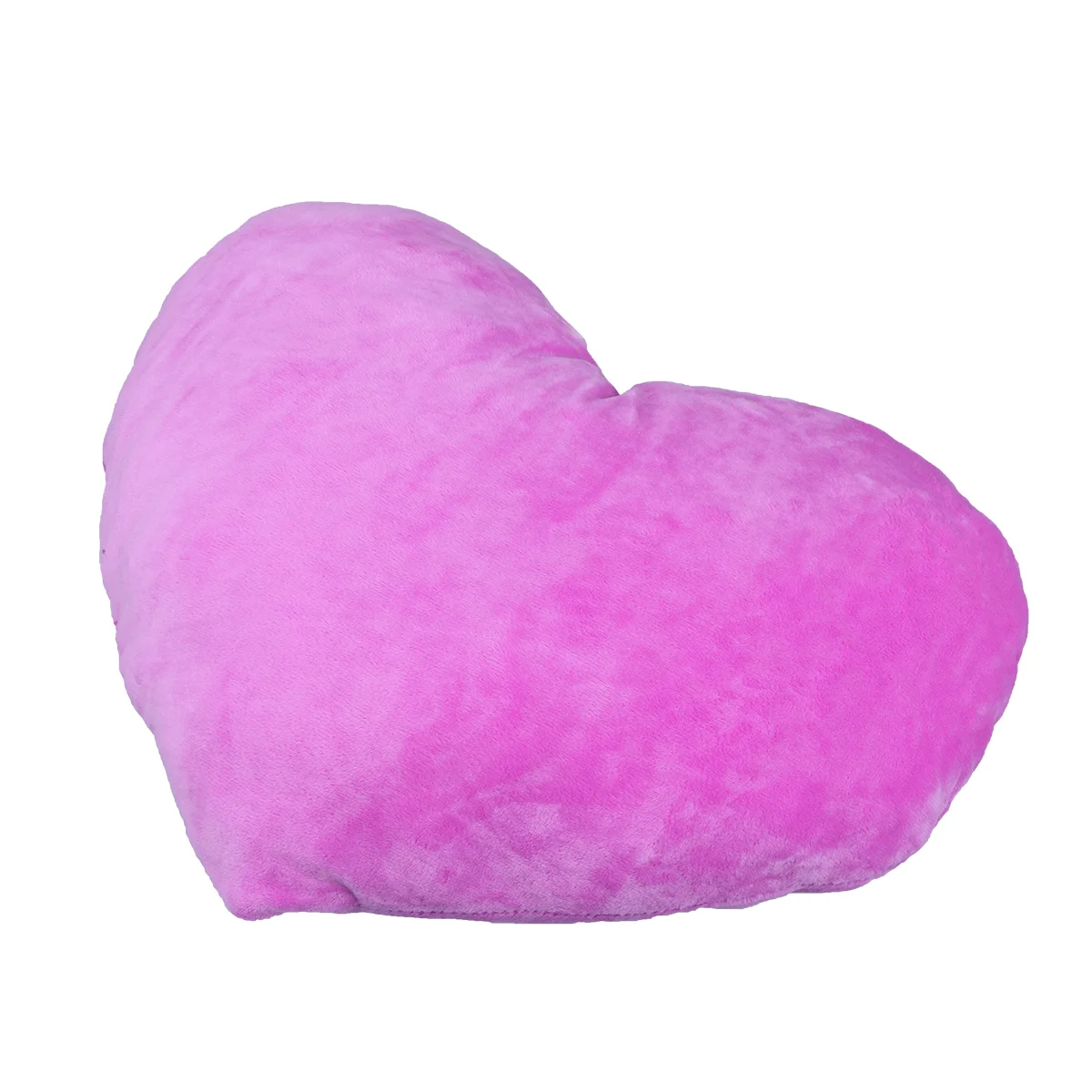 Love Heart Shape Throw Pillow Plush Throw Pillow Toy Wedding Pillow Gift Kids Plush Pillow Toy (Purple)