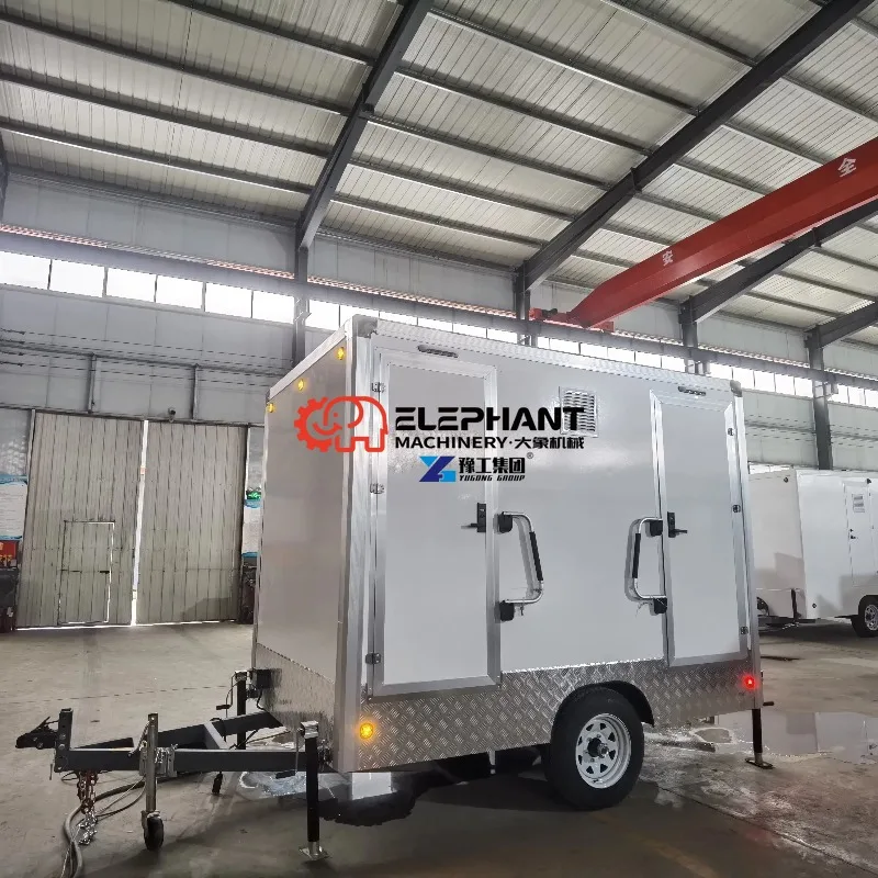 2026 Original Luxury Portable Restroom Trailer for Portable Toilet Container with Tailored Colors for Trailer Applications