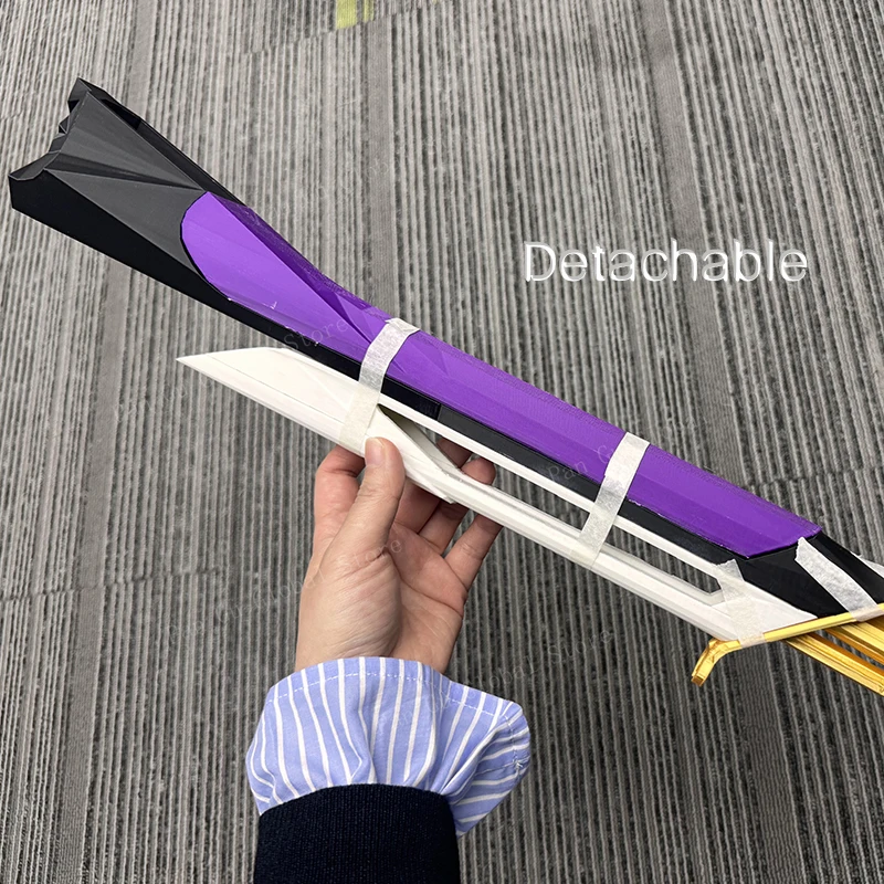 85cm/33.46in Valorant 맞춤형 코스프레 총 조립 사무라이 Katana 게임 주변기기 모델 소품 소년 장난감 취미 파티 용품