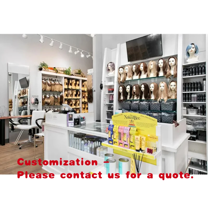 

custom.Customized Luxury Wig Display Shelf Rack Store Retail Wig Shop Display Racks Store Display Stand Powder Coated Fini