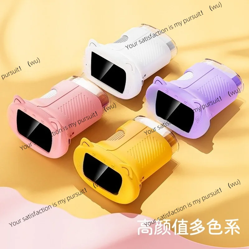 for Kids Handheld Digital Microscope Portable Magnifier HD Large Screen Science Experiment Educational Toy