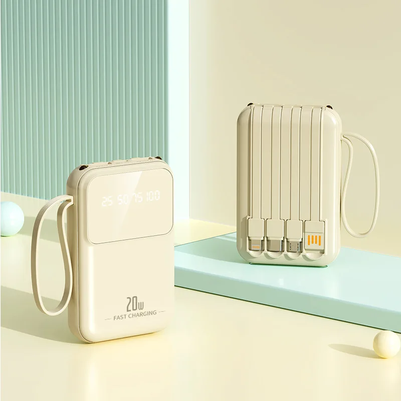 10000mAh /20000mAh High Capacity Power Bank Small and Portable Mobile Power High-Quality