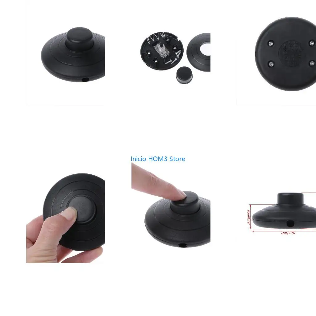 A5YD Uprgades 317 Line Foot Pedals Switches Round Auto -Locking Designs for Industrial