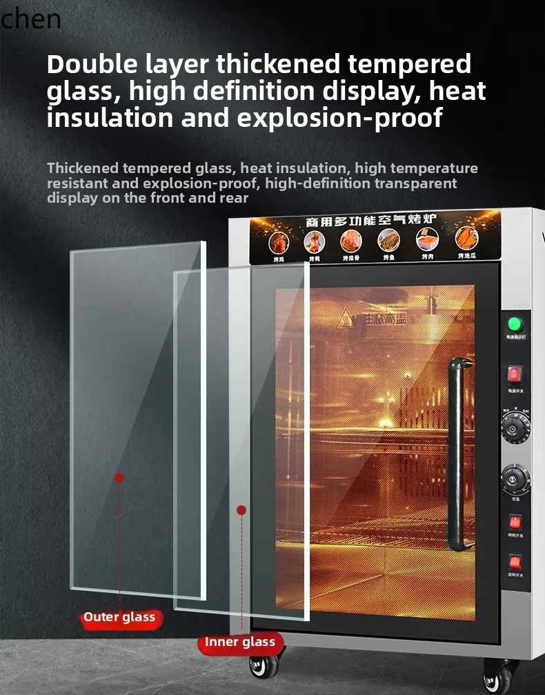 ZML forno a vapore universale ristorante commerciale cucina macchina integrata circolazione dell'aria calda grande forno elettrico