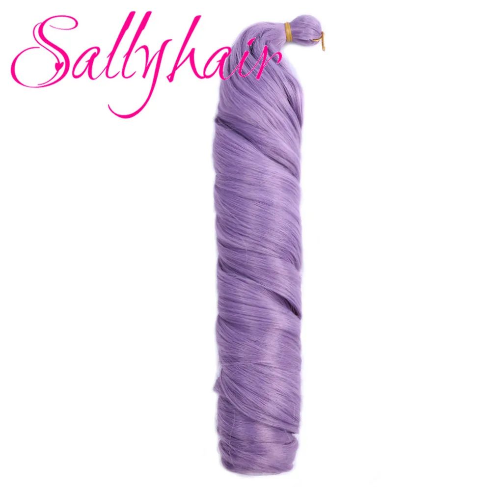 Sallyhair 150g francuskie warkocze kręcone syntetyczne włosy plecione włosy spiralne loki warkocze jedwabiście miękkie włosy plecione wiązki