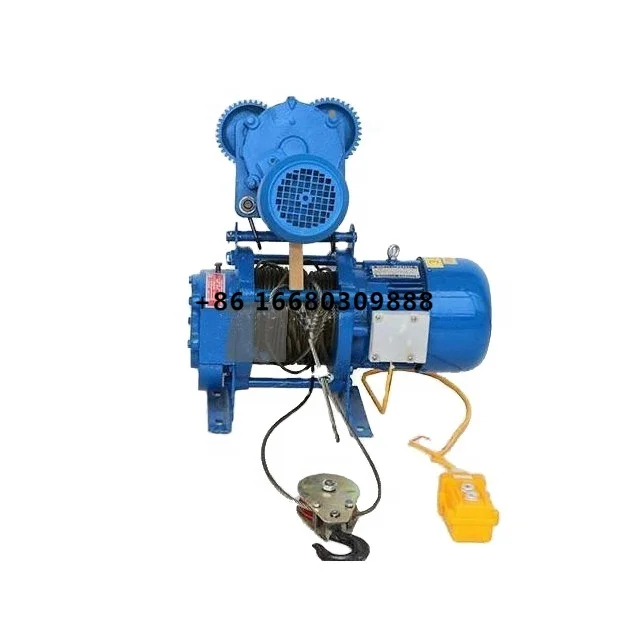 High Quality 110V 220V Small 300Kg 500Kg Mini Crane Lifting Motor Kcd Electric Hoist Winch