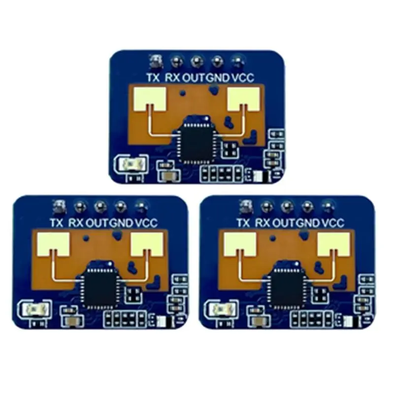 

A42T-LD2410C 24Ghz Human Presence Radar Sensor Module Serial Port IO Level Output Non Contact Detection