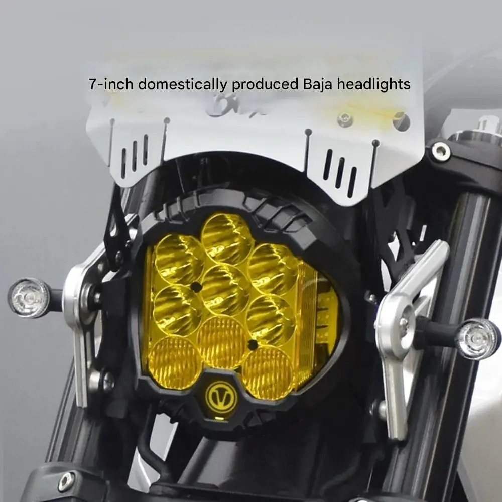 FOR BRIXTON CROSSFIRE 500 XC 7-inch high-brightness LED headlights and windshield GK500 brixton crossfire 500 xc