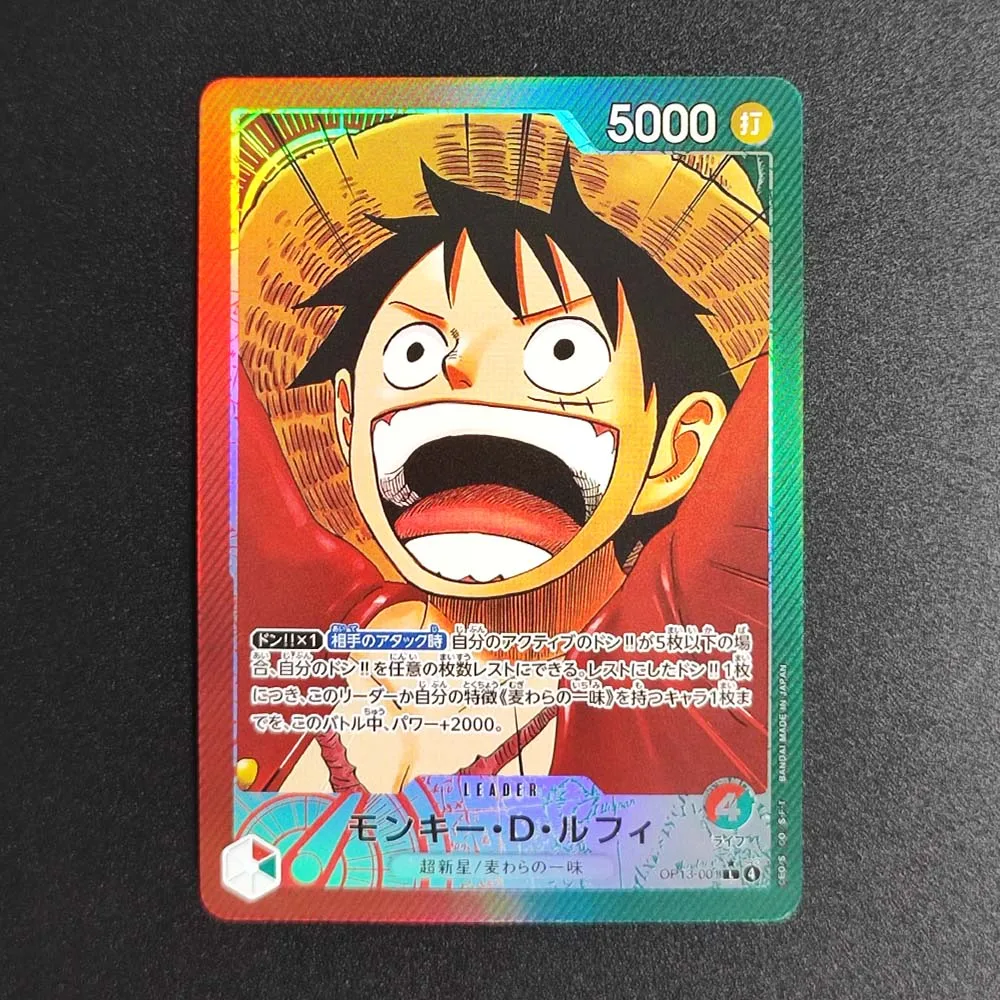 5 szt. Kolekcjonerskie karty anime One Piece OPCG Monkey D. Luffy Sabo Gol·D·Roger Jewelry Bonney Portgas·D· Ace Karty do gry Zabawka