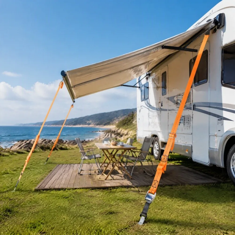 Durable Securing Straps Wind Resistant Easy To Install Tension Belts Firmly In Place Easy To Adjust Wind Resistant Ropes