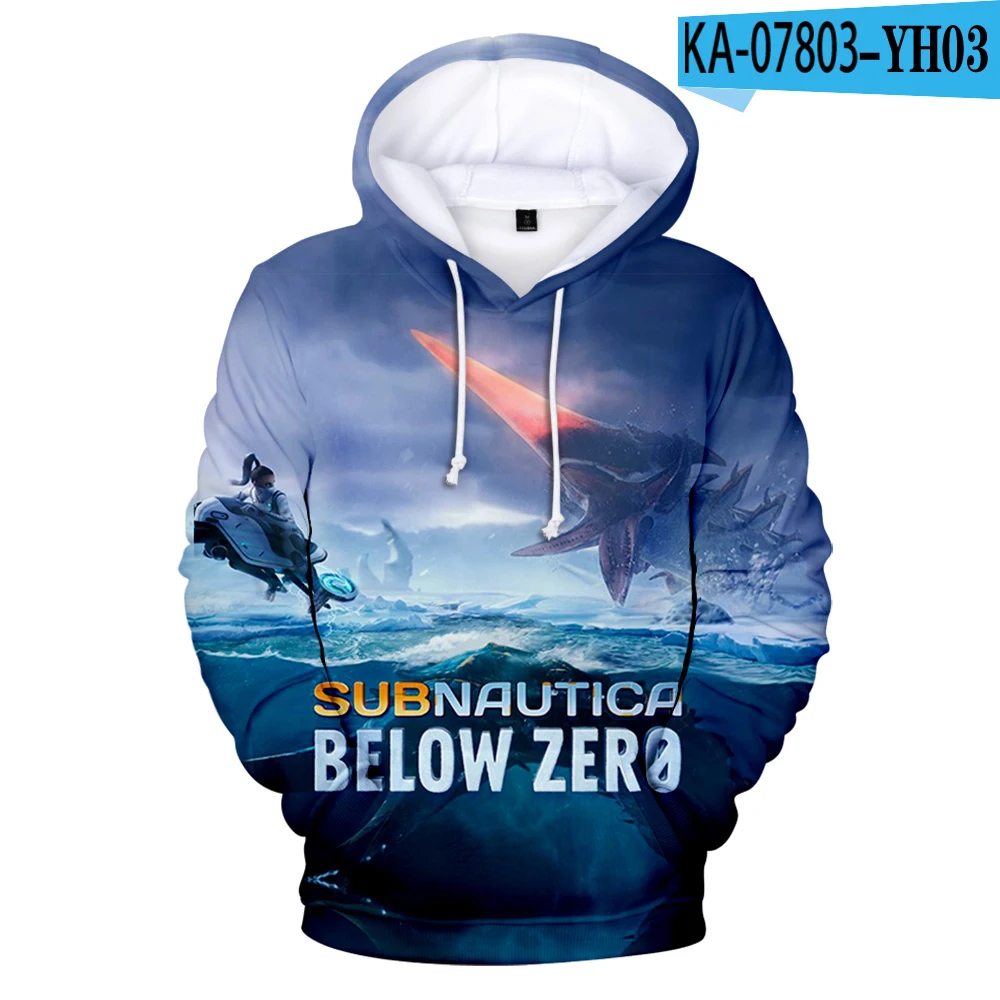 Subnautica Below Zero 3D Printed Hoodies Game Sweatshirt Men Women Fashion Hoodie Pullover Streetwear Tops Oversized Tracksuit