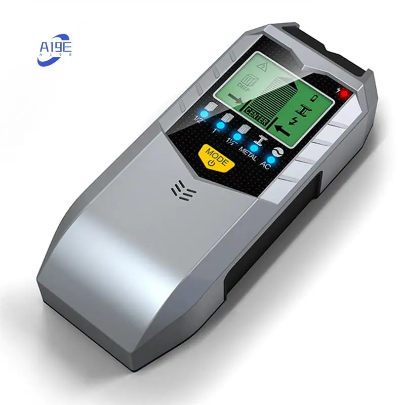 A19E-5-In-1 Electronic  Wall Stud Finder Sensor Wall Scanner Edge Center Detect Wood /Metal/AC Live Wires Inside