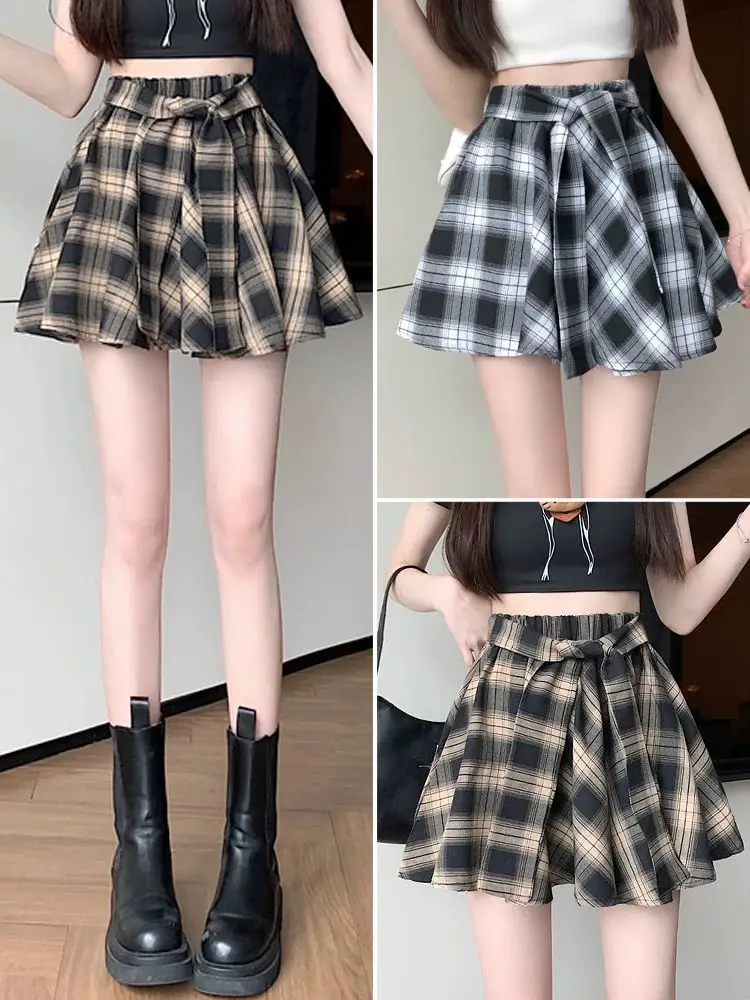 

2025 Spring and Summer New A-line Skirt Women's Slim Skirt harajuku clothes kawaii