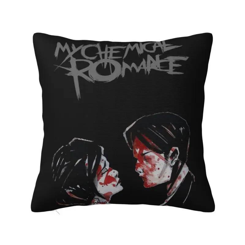 Custom My C-Chemical Romances Square Pillow Cover Home Decorative Cushions Throw Pillow for Living Room Double-sided Printing