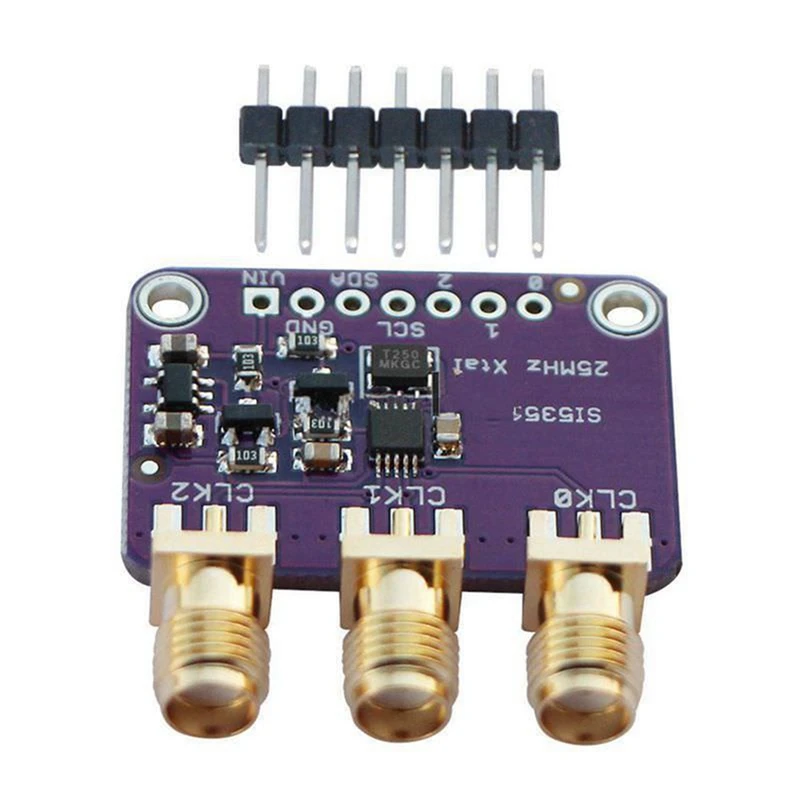 ABFT-3X Si5351a I2C 25Mhz مولد الساعة لوحة القطع 8Khz إلى 160Mhz لاردوينو D9I2