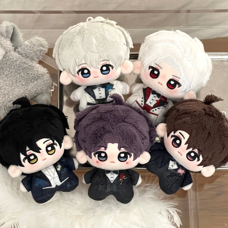 Cotton Doll 10cm Printed Nunu Love And Deepspace ‌Xavier‌ ‌Rafayel‌‌ ‌Caleb‌ Wedding Card Fans Collectible Hanging Pendant Gifts