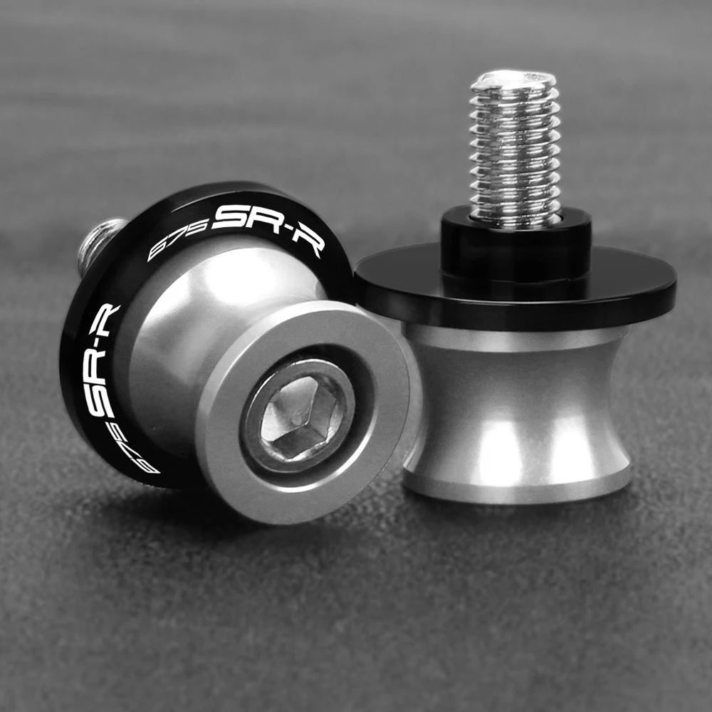 Für CFMOTO CF MOTO 675SRR 675 SR-R 675 SRR 675 2024 2025 Motorräder Zubehör 10 MM Schwinge Spulen Hinten Ständer schrauben Sliders
