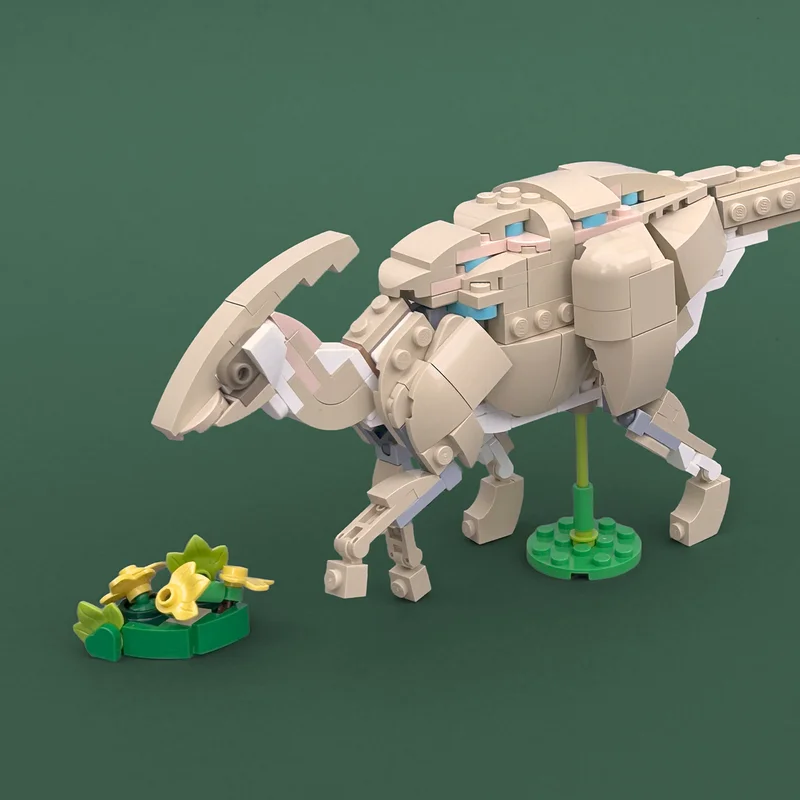 

Building blocks set dinosaurs Parasaurolophus Walkeri accessory decoration adults bricks Decoration Christmas gift