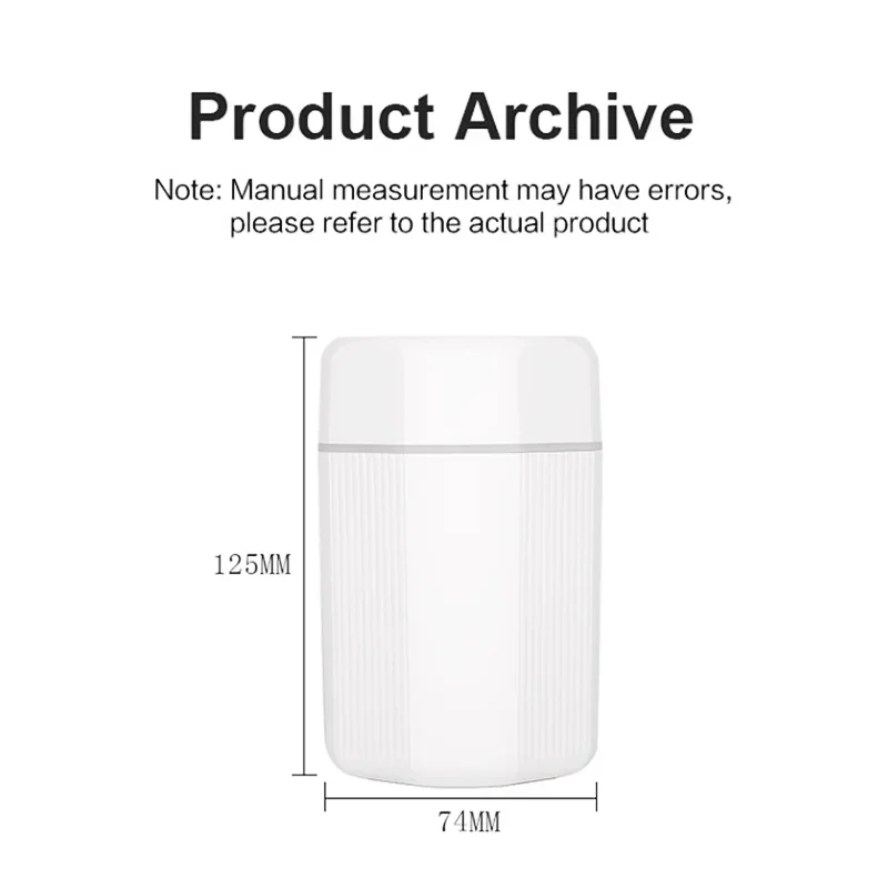 300ml Air Humidifier Aroma Essential Oil Diffuser With Night Light Cool Mist For Bedroom Home Car Plants Purifier Humificador