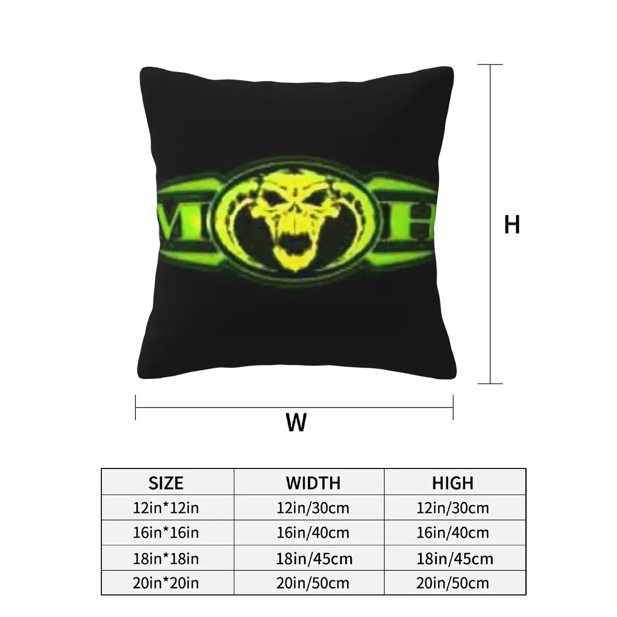 Masters Of Hardcore Of A Dutch Hardcore 2 pcs Square Pillowcase Pillow Cover Cushion Decor Comfort Throw Pillow for Living Room