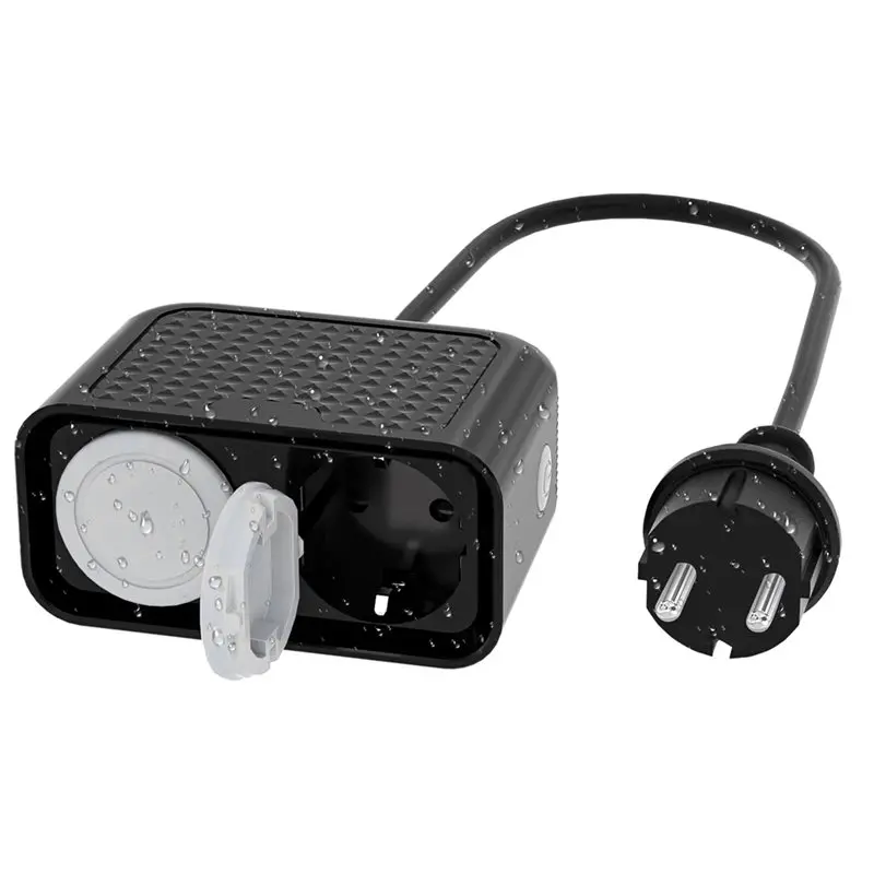 AAAF WIFI For Smart Outdoor Power Socket, Waterproof IP44, Doodle Smartlife, Remote Control, Timing Support EU Plug