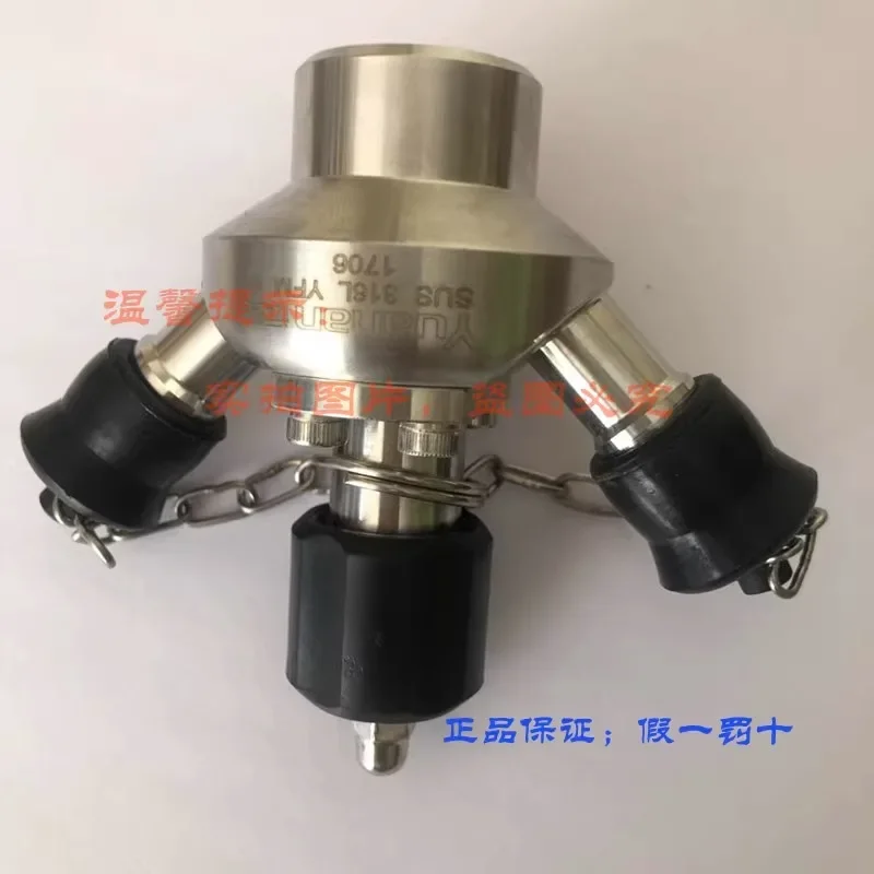 Yuan'an 316L304 Stainless Steel Aseptic Sampling Valve Quick Install Welded Food Hygiene Grade Manual Sampling Valve