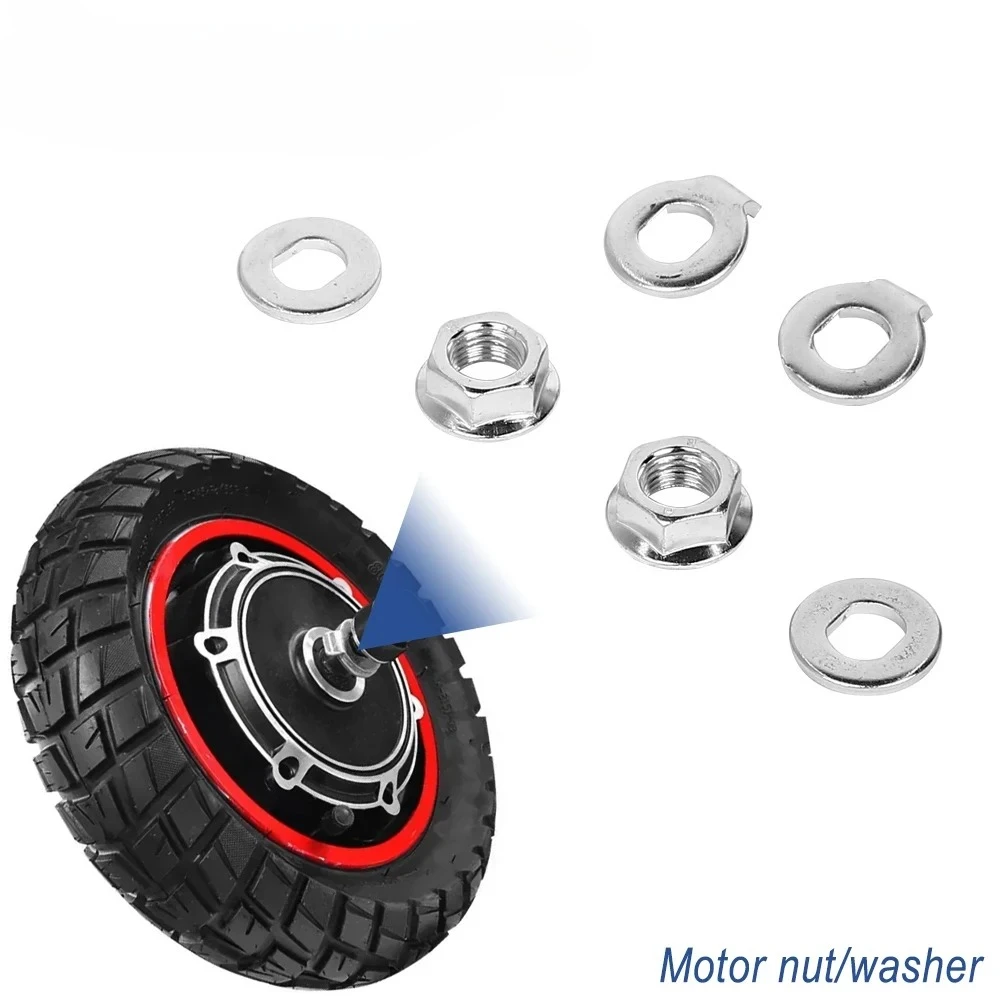 Für KUGOO M4 / M4 Pro Elektrische Roller Motor Rad Motor Rad Lock Schrauben Welle Lock Mutter/Sicherung Unterlegscheibe ersatz Teile