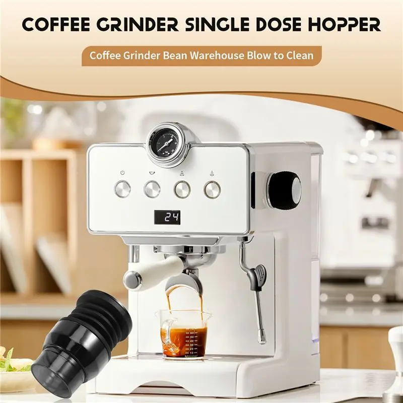 A83X-Single Dose Hopper Hand Pressure Single Dose Hopper For GEMILAI Coffee Grinder Dose Hopper