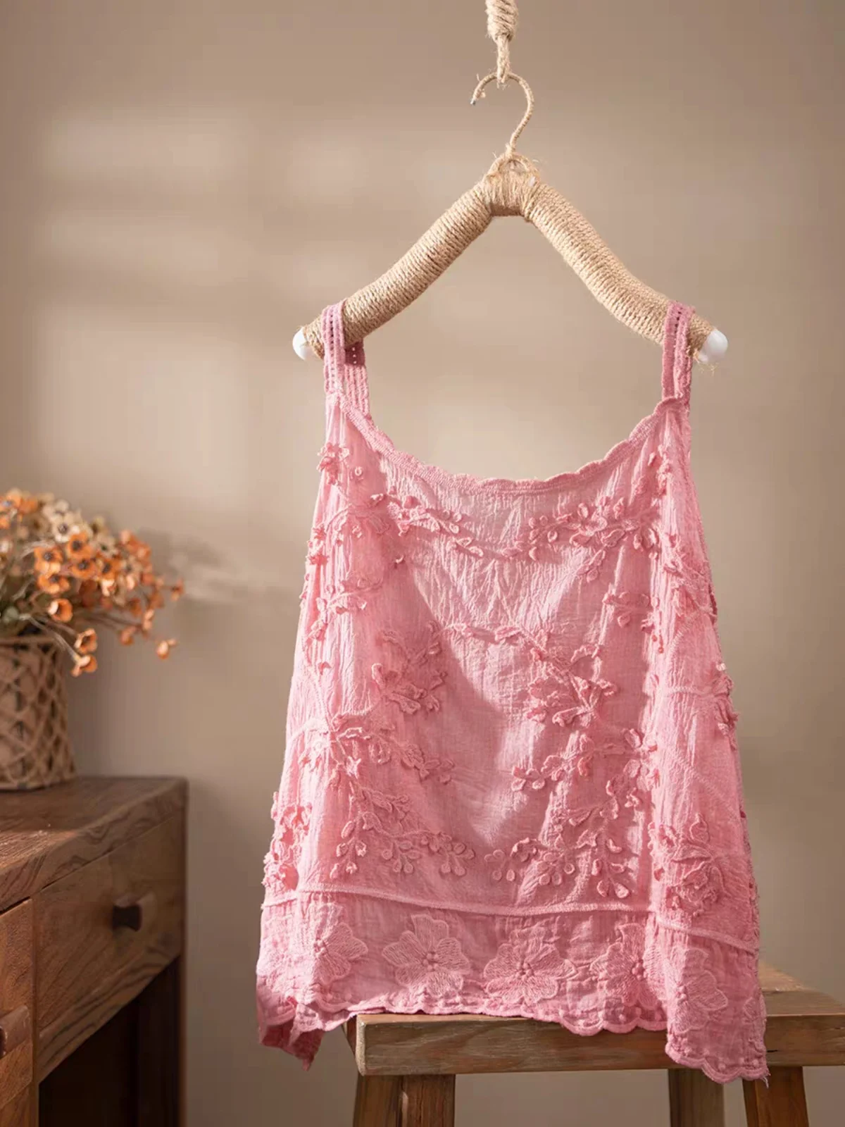 الرجعية المطرزة المحاصيل الأعلى المرأة الصيف فضفاض التخسيس Svel سترة ملابس داخلية ملابس خارجية غير رسمية نظام الغابات Sle #1