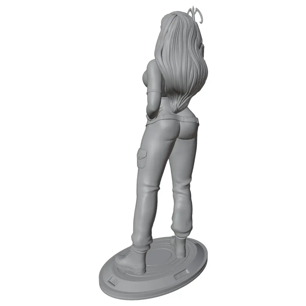 Figura resina miniatura sin pintar para juegos de rol y coleccionismo - imagen 3