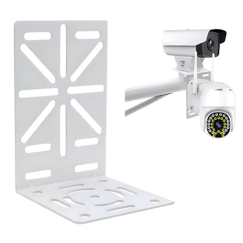 suporte-de-camera-de-canto-vertical-com-parafusos-suporte-de-camera-cctv-a-prova-d'Agua-suporte-de-camera-de-metal-resistente-a-ferrugem