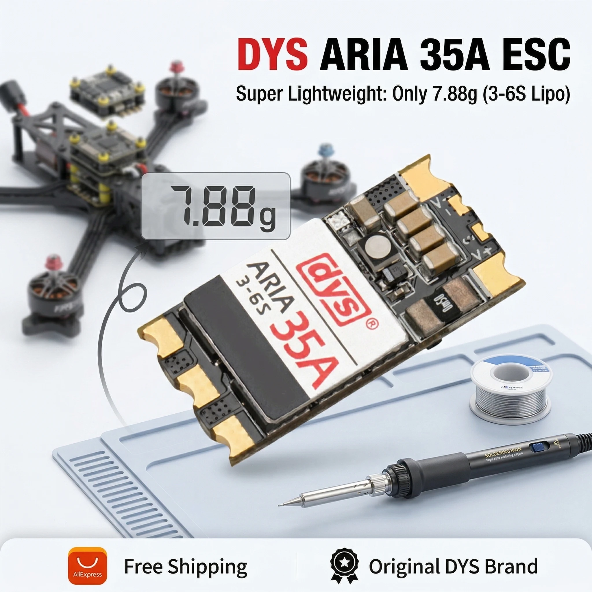 ESC Brushless DYS 35A 70A para - Drone Racing Esc avaliação e preço