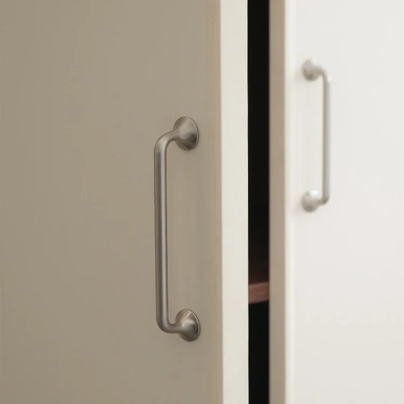 Nordic Kitchen Wardrobe Furniture Hardware Small Single-hole Drawer Knobs Brushed Metal Door Handles French Style Cabinet Pulls