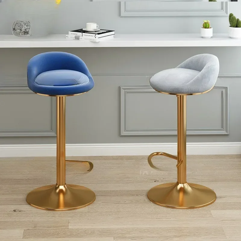 

Stools Comfortable Bar Chair Backrest Designer Cafe Floor Armchair Counter Kitchen High Antique Poltrona Barber Shop Furniture