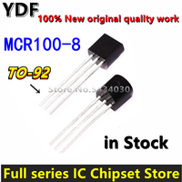 (50pcs) 100% New MCR100-8 TO-92 100-8 MCR100 SCRs 600V 800mA original TO92 IC