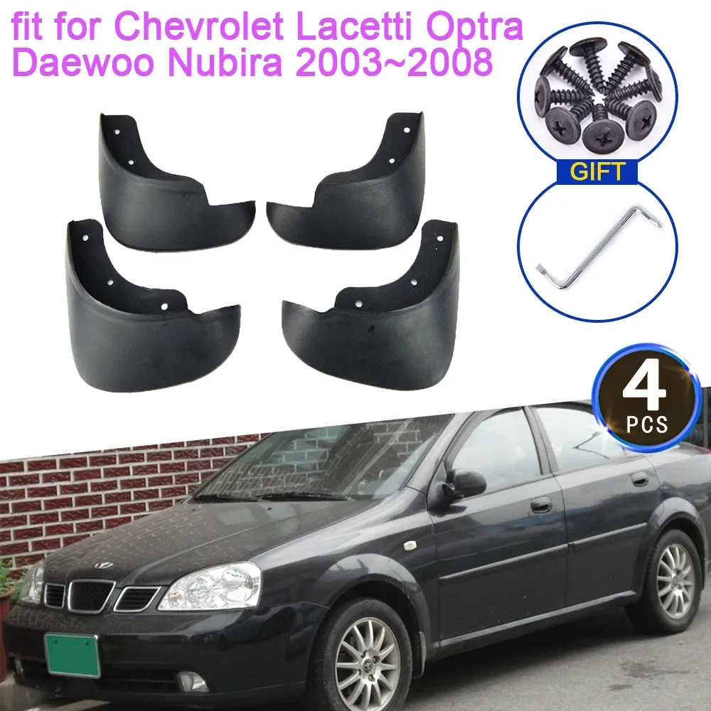 

Car Mud Flaps For Chevrolet Lacetti Optra Daewoo Nubira 2003~2008 Accessories 2004 2005 2006 2007 Dustproof Mudguard