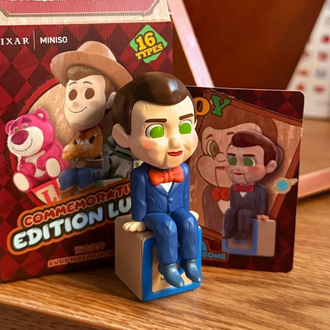 Authentic Miniso Disney Toy Story 30th Remake Time Commemorative Edition Flying Chess Blind Box Collect Ornament Christmas Gifts