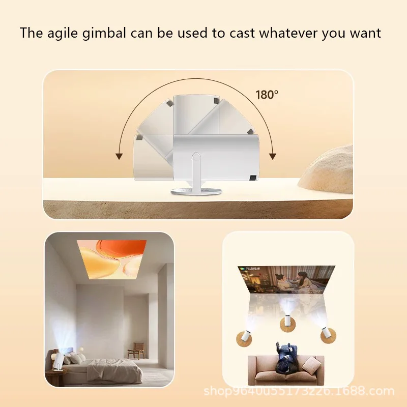 جهاز عرض 4K Android 11 Dual Wifi6 290ANSI Allwinner H713 BT5.0 1080P 1280*720P جهاز عرض خارجي للسينما المنزلية