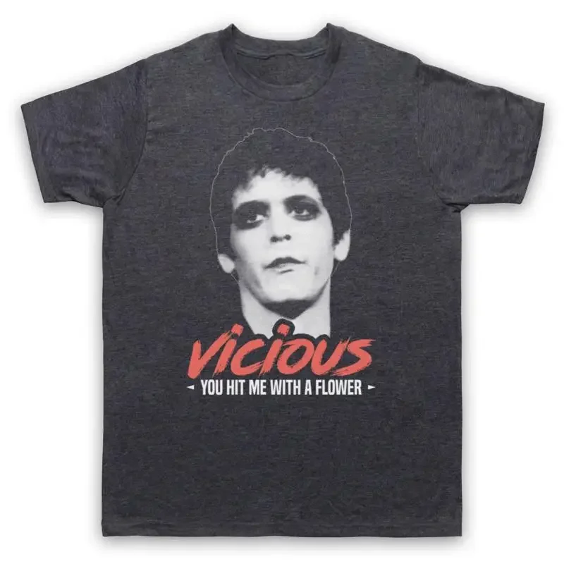 LOU REED UNOFFICIAL VICIOUS VELVET UNDERGROUND ROCK MENS WOMENS T SHIRT